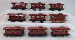 Lot of 18 Marx O Gauge  Cabooses - 694 NYC, 31055 Monon, 556 NYC, 20102 NYC