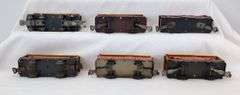 Lot of 17 Marx O Gauge 554 NP, 738701 PRR, 86000 D.L.&W. Coal Cars