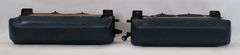 Prewar O Gauge lithographed tinplate European style passenger coaches Bing 2-rail O ga bumper