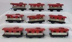 Lot of 18 NYC 20102 Tinplate Lithographed Caboose Train Cars variations