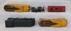 Marx O Gauge Union Pacific M 10005 UP shells, 588 New York Central diesel switcher, handcar, MORE