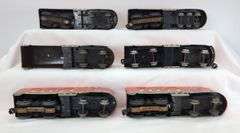 Marx O Gauge Southern Pacific 6000 diesel locomotive A units 4 powered 4 dummy 2 shells