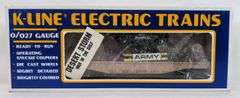 Modern Era K-Line O Gauge Desert Storm K-6644, two K-6652, two K-5134, K6335, K-5417 Mint in box