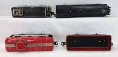 Two Louis Marx & Co. Stream Line Steam Type Electrical Train Sets 4822 and 5610 in box