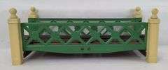 Prewar Lionel O Gauge bridge with spans gravel roadbed variation