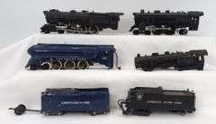 Postwar American Flyer steam locomotives 350 w/tender, 565, 21161, 316 w/tender