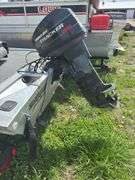 Tracker Aluminum Fishing Boat with Trailer and Mercury Tracker 25 HP Motor
