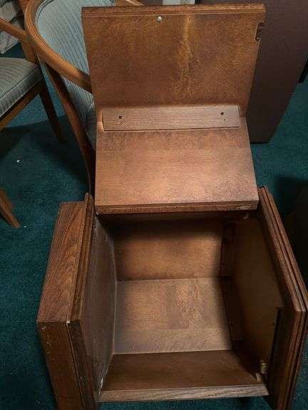 MCM Pair Hexagonal Side Tables