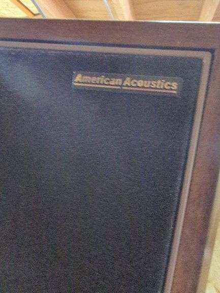 Pair of American Acoustics Speakers