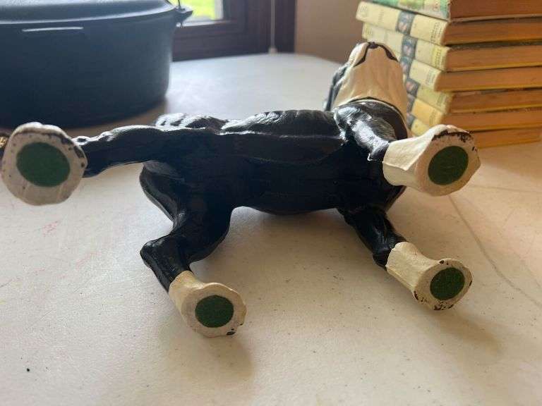 Cast Iron Boston Terrier Doorstop