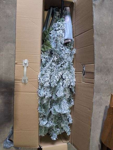 Dept 18 Modular 6ft Artificial Flocked Christmas Tree