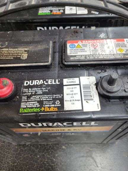 Two Duracell Marine & RV Batteries