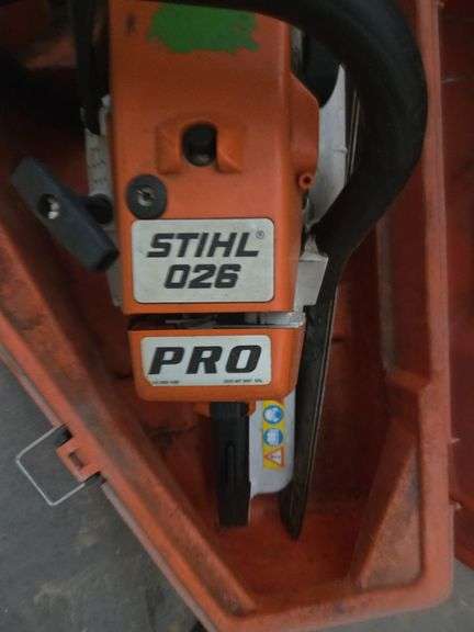 Stihl 026 Pro Chainsaw with Carrying Case