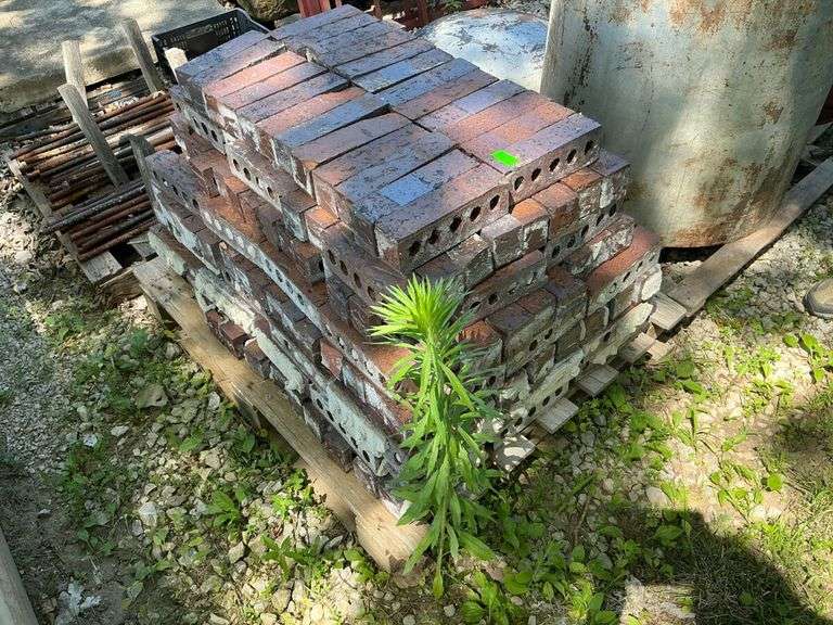 Pallet of Red Brick Pavers image