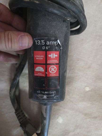 Metabo WE 15-150 Quick Angle Grinder