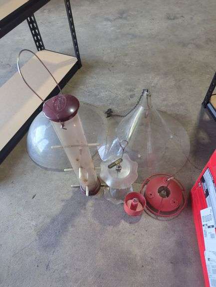 Assorted Bird Feeders and Accessories
