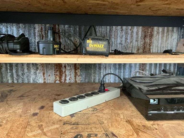 Electronics and Charging Station Shelf Lot