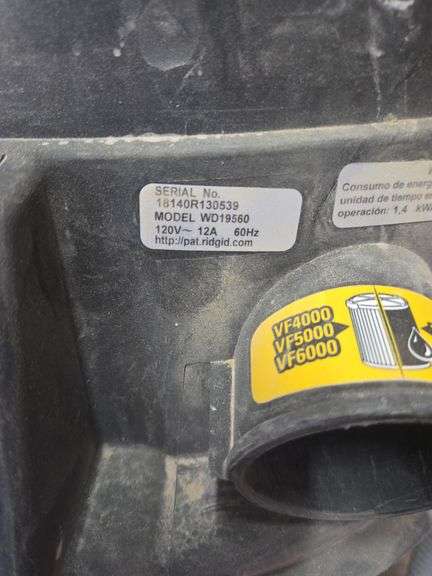 RIDGID Wet/Dry Shop Vacuum