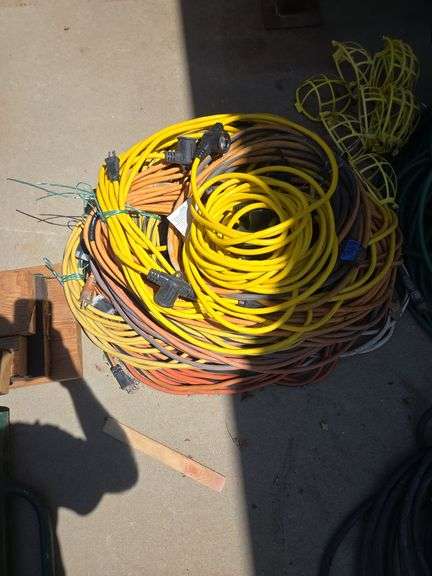 Large Assortment of Extension Cords
