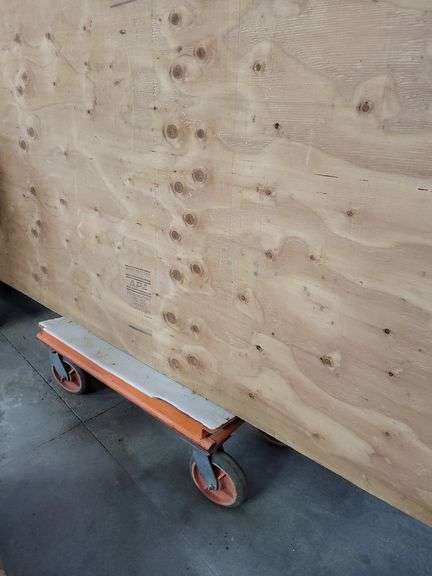 Plywood Sheets with rolling Cart