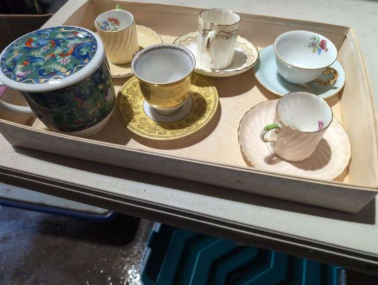 Collection of Fine China Cups and Saucers