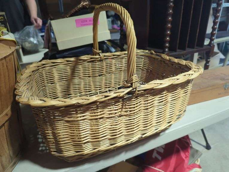 Collection of Baskets and Footstool
