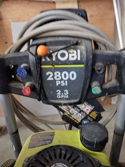 Ryobi 2800 PSI Gas Pressure Washer with Honda GCV160 Engine
