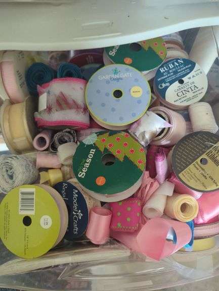 Craft supplies and CD collection