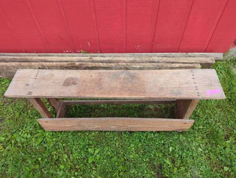 Primitive Wooden Crock Shelf
