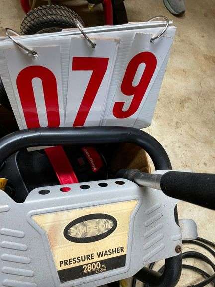 Shop Vac and Simpson 2800 PSI Pressure Washer