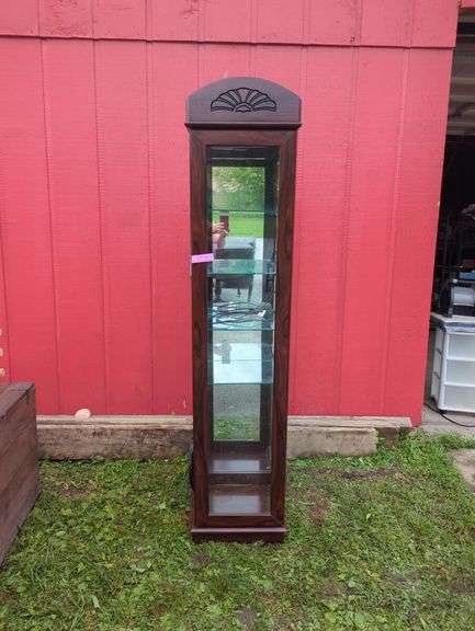 Wood and Glass Display Cabinet