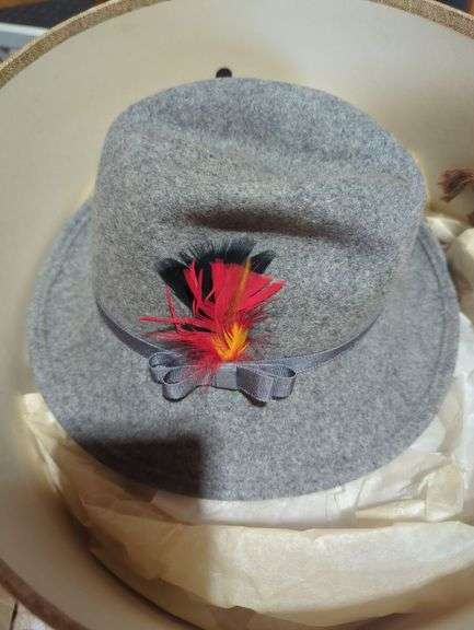 Hat in Decorative Hat Box