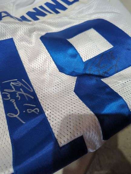 Peyton Manning Autographed Reebok Colts Jersey #18 with Certificate of Authenticity