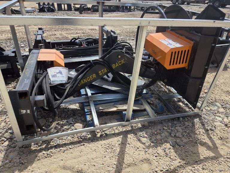 Land Honor ABC-13-125A Skid Steer Articulating Brush Cutter Attachment image