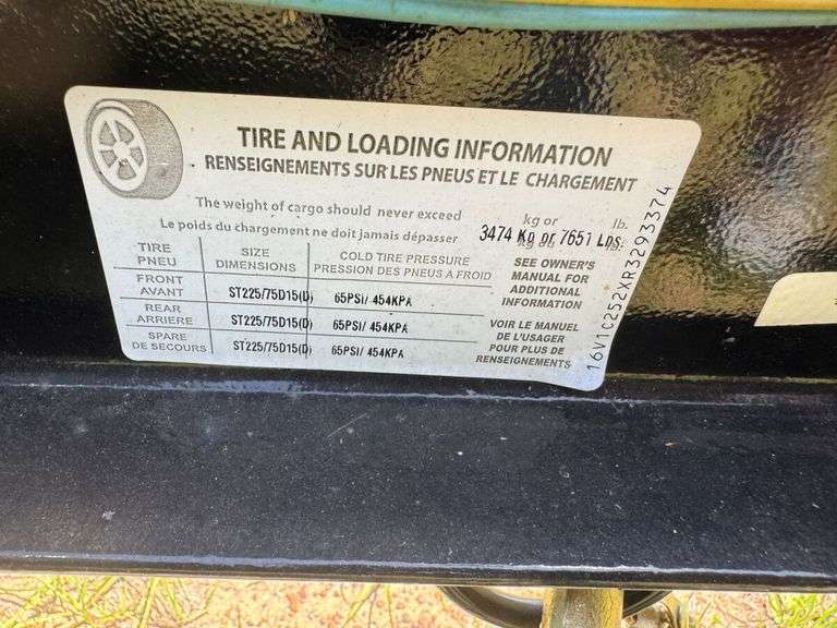 2023 Big Tex 10CH-20 Trailer, VIN: 16V1C252XR3293374