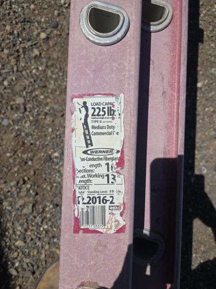 Werner Fiberglass 16' Extension Ladder