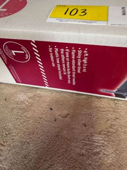 Holiday Time Pre-Lit Artificial Christmas Tree Lot