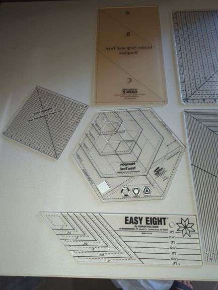 Lot of Quilting Rulers and Templates