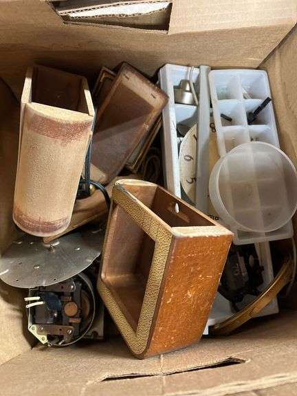 Assorted Electric Clocks and Clock Parts