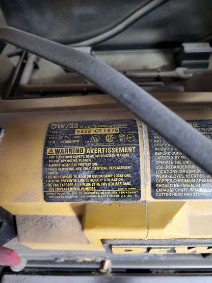 DeWALT DW733 12 1/2" Thickness Planer