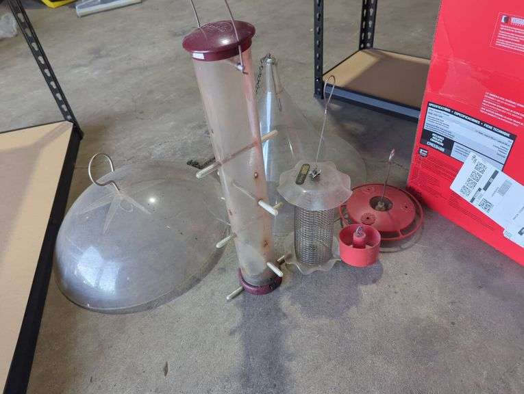Assorted Bird Feeders and Accessories
