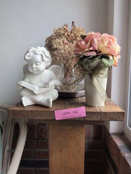 Accent Table with Decorative Items