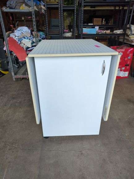Sewing and Craft Table with Storage