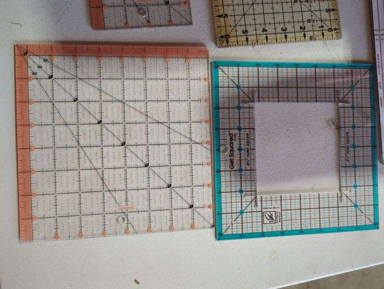 Lot of 5 Quilting Rulers and Templates