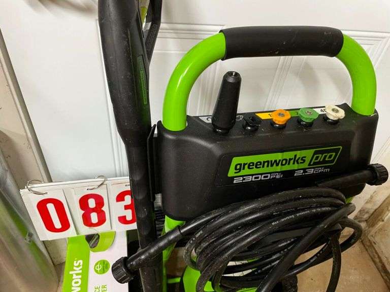 Greenworks Pro 2300 PSI Electric Pressure Washer with Olympic Deck Cleaner