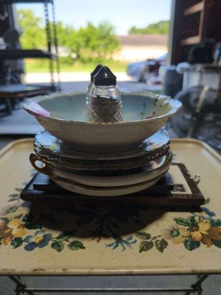 Mixed Lot of Decorative Tableware, Salt and Pepper Shakers, and Pictures