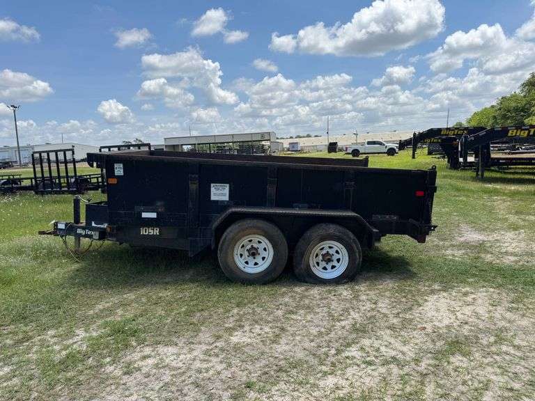 2015 Big Tex 10SR-12XLBK7SIR Dump Trailer, VIN: 16VDX1227G5052941, Salvage Title