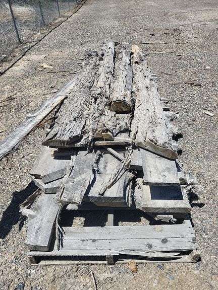 Large Lot of Weathered Wood cedar Planks