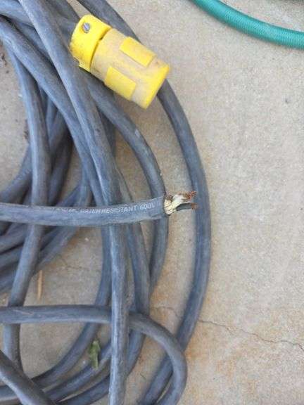 Heavy Duty Electrical Cable (Male End is Cut)