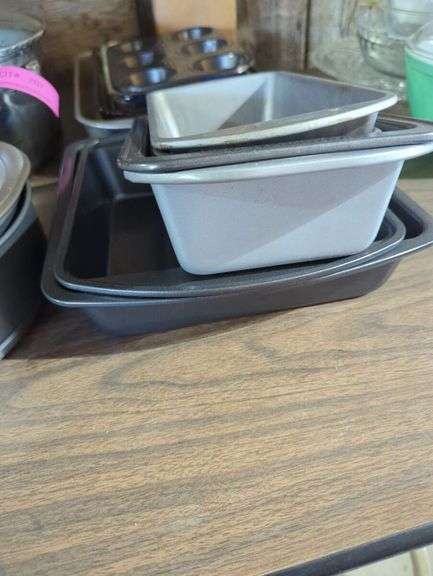 Assorted Kitchen Baking Pans and Colander